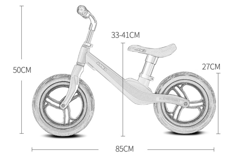 kích thước xe đạp thăng bằng H3