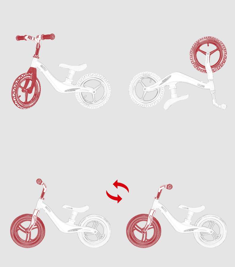 thiết kế xe đạp thăng bằng jianer H5