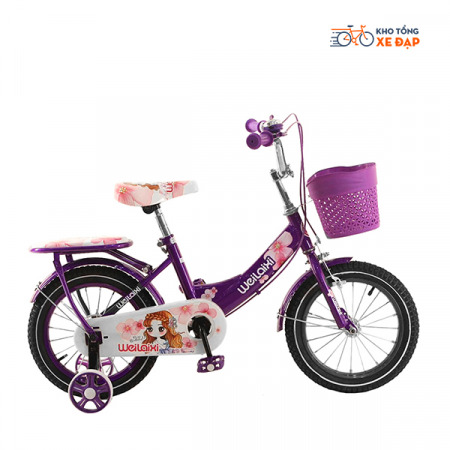 Xe đạp trẻ em Weilaixi Beauty – (3 màu)